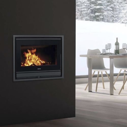 Holz-Kamineinsatz - NEO - SUPRA FRANCE - Stahl / mit natürlicher Konvektion / modern