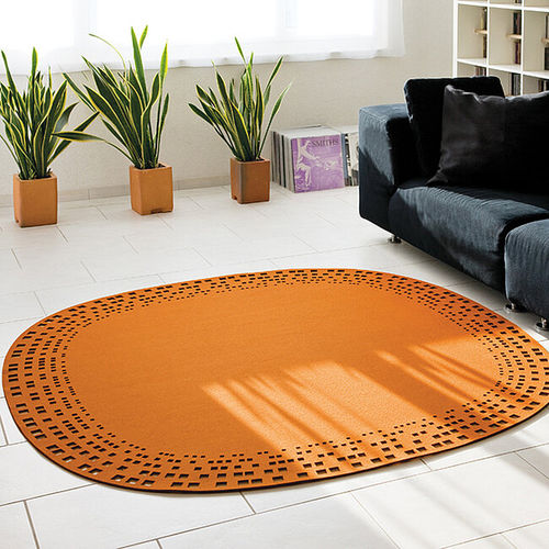 Moderner Teppich - SALIM   - Ruckstuhl AG - einfarbig / Wolle / oval