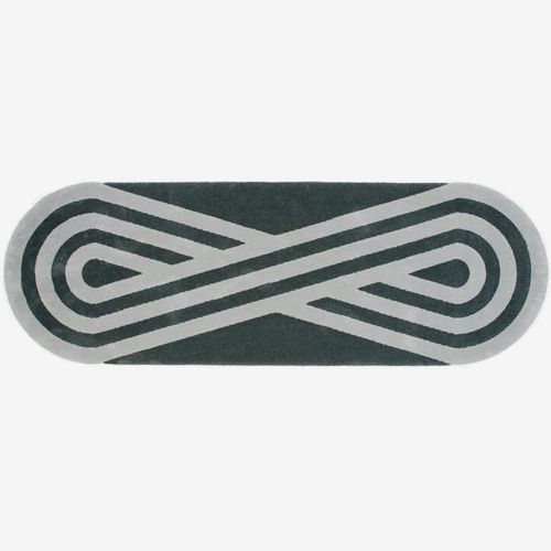 Moderner Teppich - CARPE DIEM - Ruckstuhl AG - Motiv / Wolle / oval