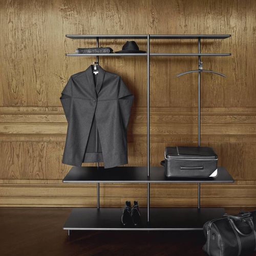 Moderner Kleiderständer - AERO V - Living Divani - Metall / Laminat