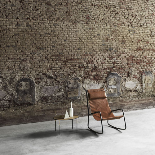 Moderner Sessel - FLOW - Living Divani - Stoff / Leder / Kordel