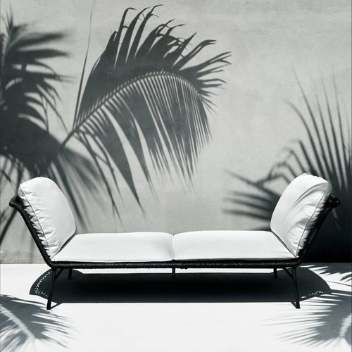 Moderne Récamiere - DAYDREAM - Living Divani - Stoff / Leder / Kordel