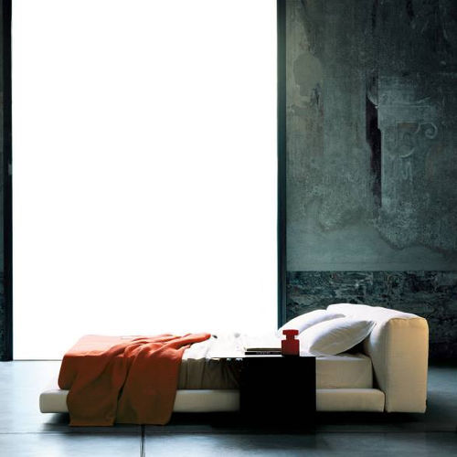 Doppelbett - SOFTWALL - Living Divani - modern / Polster / gepolstertes Kopfteil