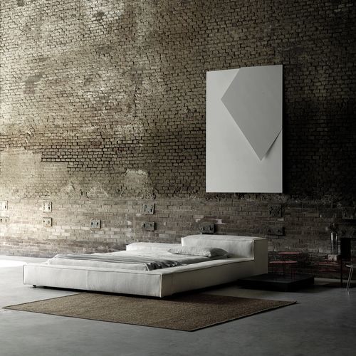 Doppelbett - EXTRASOFT - Living Divani - modern / Polster / Kopfteil