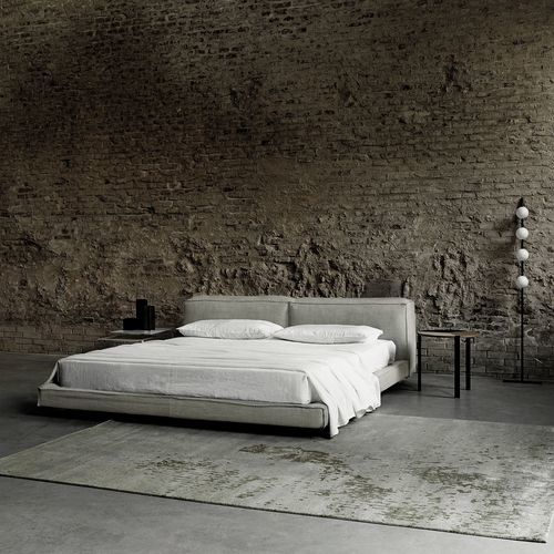 Doppelbett - NEOWALL - Living Divani - modern / Polster / Kopfteil