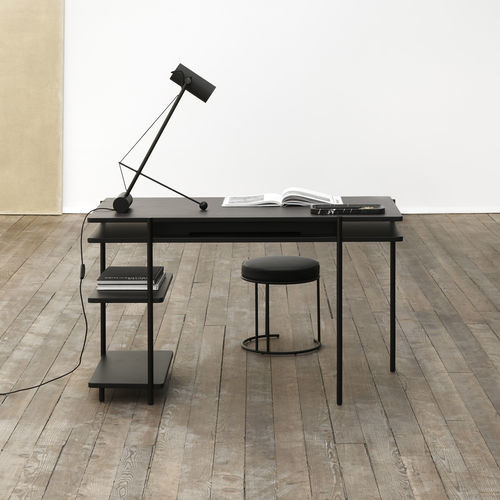 Moderner Sekretär - AERO D - Living Divani - lackiertes Holz / MDF / Stahl