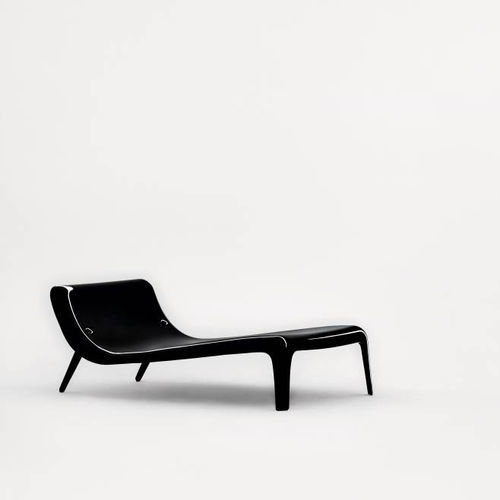 Liege / originelles Design - 01 - Living Divani - Aluminium / mit 4 Beinen / grau