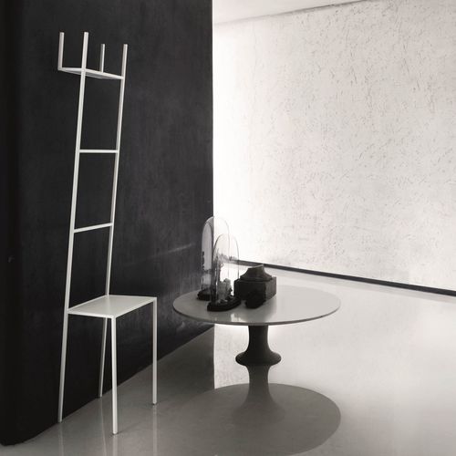 Stuhl / originelles Design - MATE - Living Divani - für den Innenraum / für Außenbereich / aus lackiertem Stahl