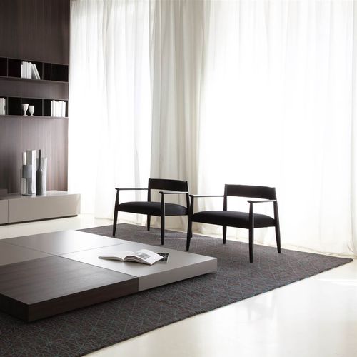 Moderner Teppich - ARABIAN  - Living Divani - mit geometrischen Motiven / Wolle / rechteckig