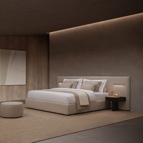 Doppelbett - SILENCE - Joquer - modern / Polster / Kopfteil