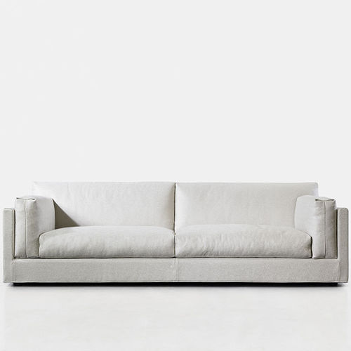 Modernes Sofa - CODE - Joquer - Stoff / Leder / mit abnehmbarem Bezug