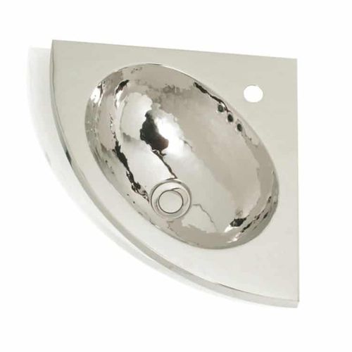 Wand-Waschbecken - SWANN - JANDELLE - Kupfer / für Eckeinbau / modern