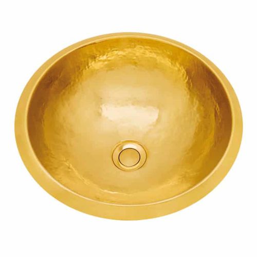 Einbauwaschbecken - LOUISE 30 - JANDELLE - Kupfer / rund / modern