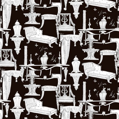 Möbelstoff - LORENZO CASTILLO VOLUME II: BLANCA - Gastón y Daniela - Motiv / Baumwolle