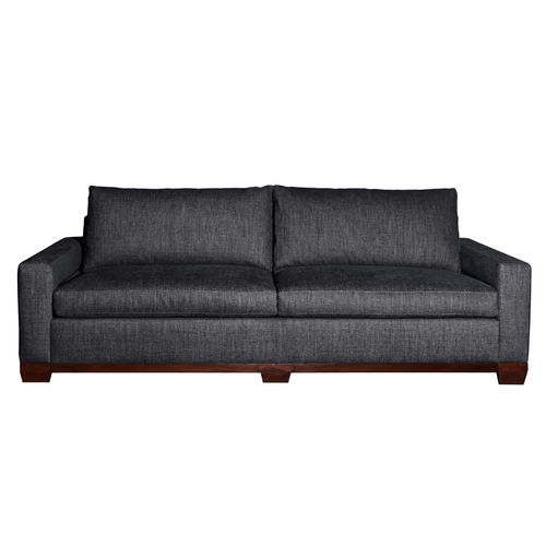 Modernes Sofa - SAX - Gastón y Daniela - Stoff / schwarz / Zweisitzer