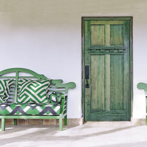 Möbelstoff - TIERRAS .COLLECTION - Gastón y Daniela - für Vorhänge / geometrisches Muster / Leinen