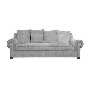 Klassisches Sofa - ORLEANS - Gastón y Daniela - Stoff / blau
