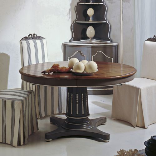 Klassischer Esstisch - ART. 8482 - SALDA ARREDAMENTI - Eiche / Buche / rund