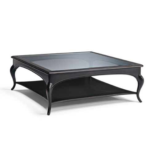 Couchtisch / Louis XV - ART. 8586 Q - SALDA ARREDAMENTI - Buche / Kristall / quadratisch