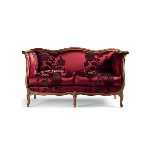 Sofa / Louis XV - ART. 0184 - SALDA ARREDAMENTI - Stoff / Buche / Zweisitzer