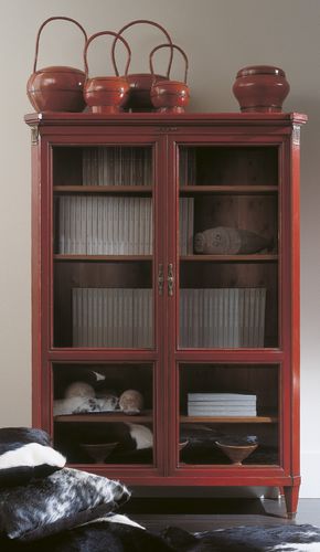 Directoire-Stil-Vitrine - ART. 8432 - SALDA ARREDAMENTI - auf Beinen / Glas / Holz