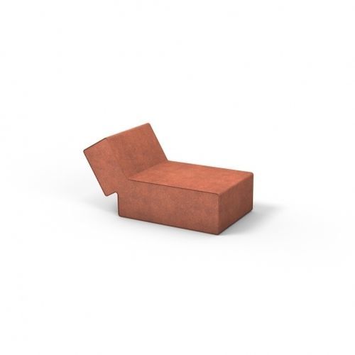 Moderne Sonnenliege - Bobby  - Streetlife - Stahl / thermolackierter Stahl / COR-TEN®-Stahl