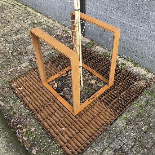 COR-TEN®-Stahl-Baumschutz - Streetlife