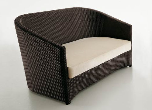 Modernes Sofa - RODI - Dolcefarniente by DFN srl - für Garten / geflochtenes Harz / mehrfarbig