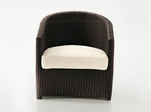 Moderner Sessel - RODI - Dolcefarniente by DFN srl - geflochtenes Harz / für Garten