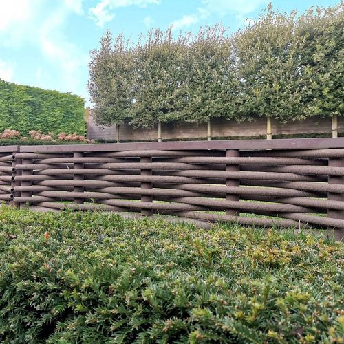 Randstein für Garten - ECOWOOD - FOREST AVENUE - Polyethylen / Holz / für professionellen Einsatz