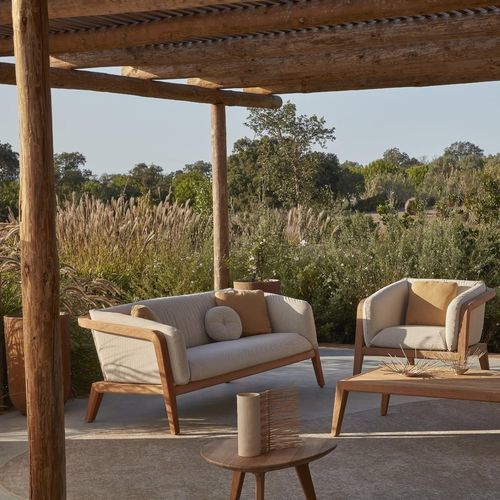 Modernes Sofa - Sunrise  - MANUTTI - für Außenbereich / Batyline® / mit Armlehnen