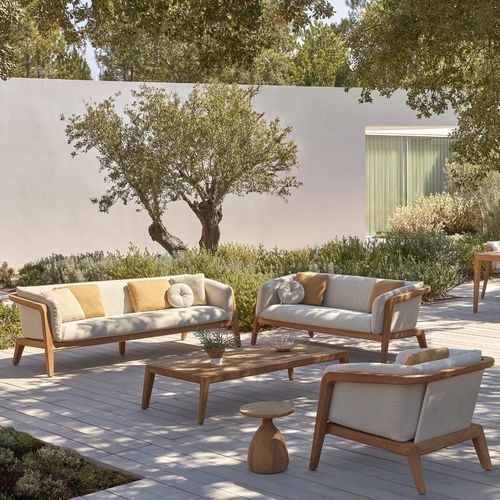 Modernes Sofa - Sunrise  - MANUTTI - für Außenbereich / Batyline® / mit Armlehnen