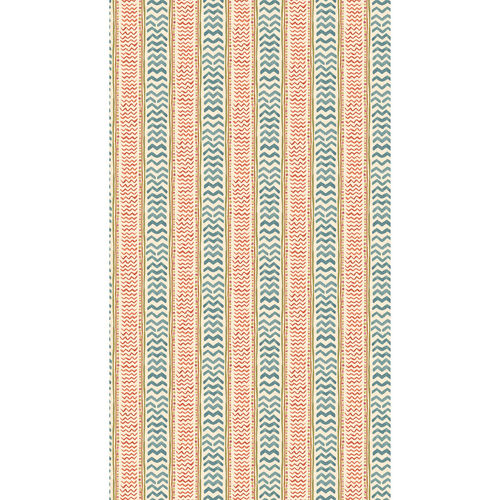 Moderne Tapete - WRIGGLE ROOM - GP & J BAKER - Stoff / Panorama / mit geometrischen Motiven