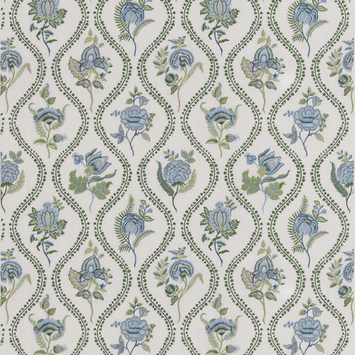 Möbelstoff - BURFORD EMBROIDERY - GP & J BAKER - für Vorhänge / Blumenmotiv / Polyester
