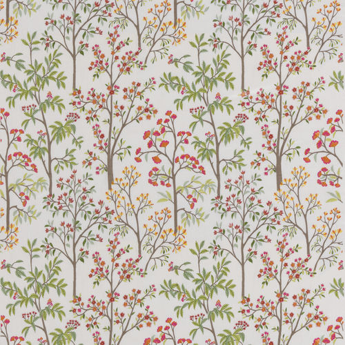 Vorhangstoff - PENALLY  - GP & J BAKER - Blumenmotiv / Polyester / Leinen