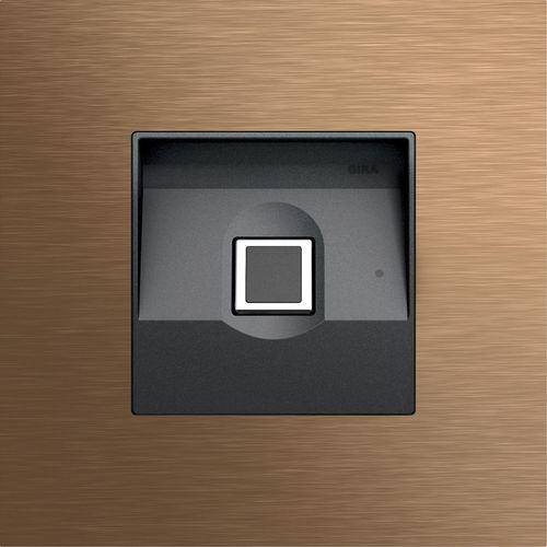 Fingerabdruckscanner für Zugangskontrolle - System 106 Keyless In fingerprint - Gira - Einbau / für Außenbereich / autonom