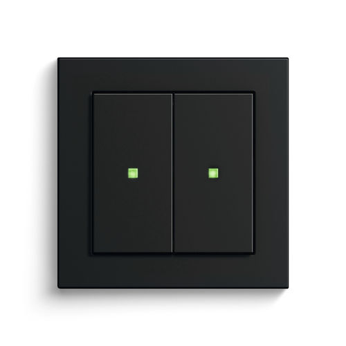 Schalter für Rollos - KNX - Gira - für Belüftung / Druck / Einbau
