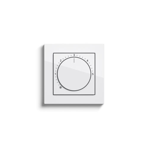 Temperaturregler für Hausautomationssystem - Gira - für Wohnzimmer / für Schlafzimmer / Raum