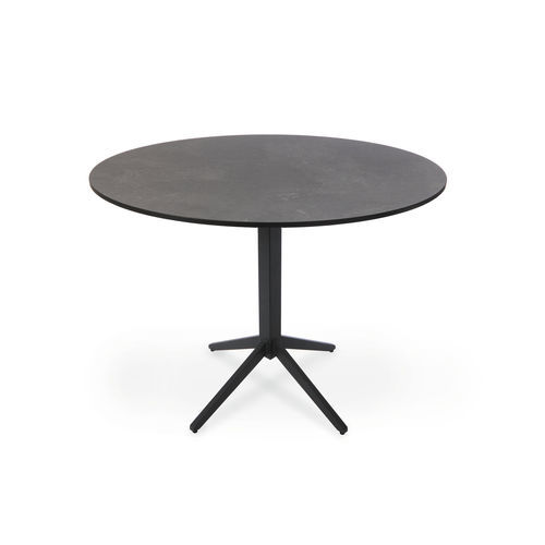 Moderner Bistrotisch - ATLANTIC - FISCHER MÖBEL - Laminat / Keramik / Gestell aus lackiertem Stahl