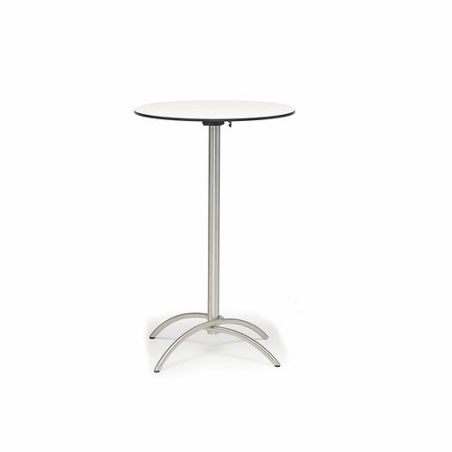 Moderner Stehtisch - TAKU - FISCHER MÖBEL - Laminat / Keramik / Gestell aus rostfreiem Edelstahl