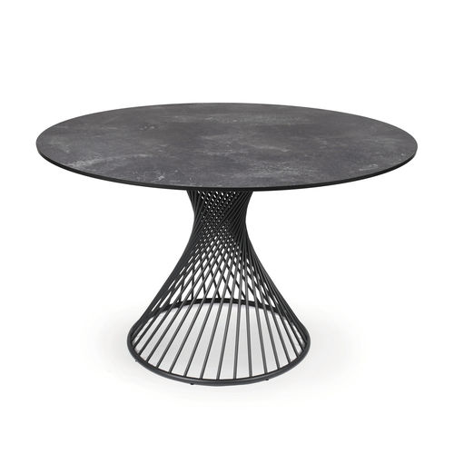 Designtisch / originell - CLARIS - FISCHER MÖBEL - Porzellan / Keramik / Gestell aus rostfreiem Edelstahl