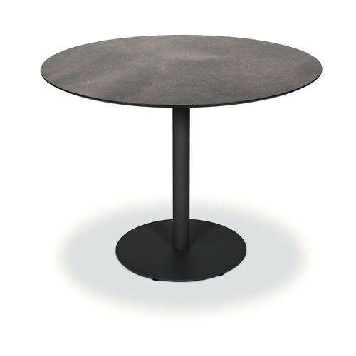 Moderner Bistrotisch - LUIS - FISCHER MÖBEL - Laminat / Keramik / Gestell aus rostfreiem Edelstahl