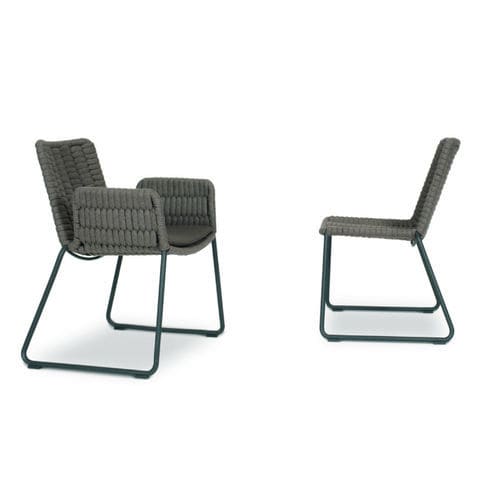 Moderner Gartenstuhl - WING - FISCHER MÖBEL - für Außenbereich / für den Innenraum / Kordel