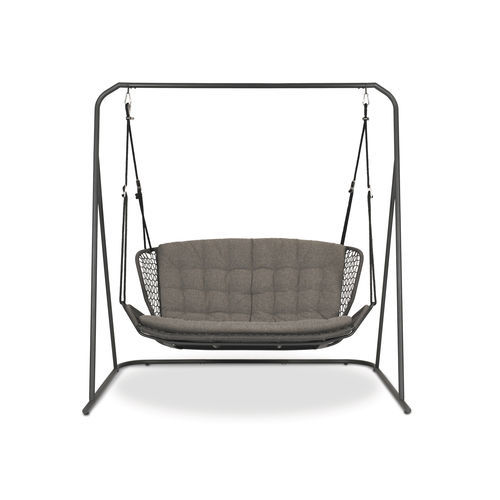 Dekorputz-Hollywoodschaukel - WING LIGHT  - FISCHER MÖBEL - schale / Aluminium / für Garten