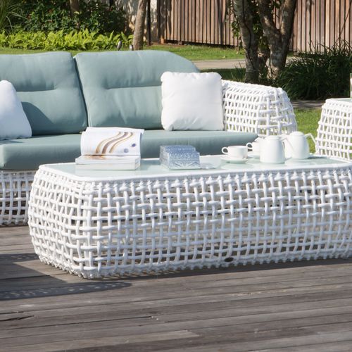 Moderner Couchtisch - DYNASTY - SKY LINE DESIGN - Glas / rechteckig / quadratisch