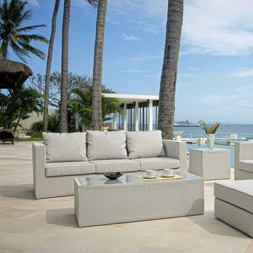 Modernes Sofa - NORTH - SKY LINE DESIGN - für Außenbereich / Stoff / mit abnehmbarem Kissen