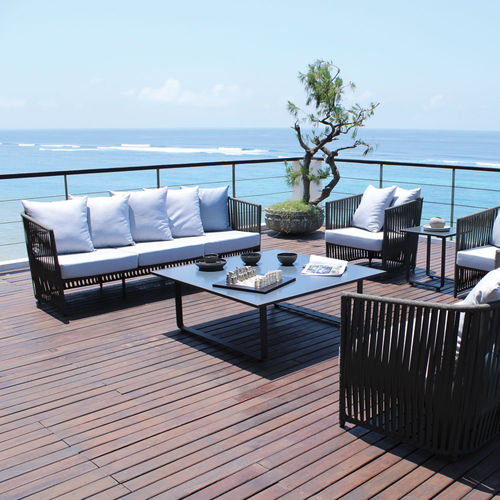 Modernes Sofa - MILANO  - SKY LINE DESIGN - für Außenbereich / Stoff / Kordel