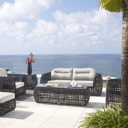 Modernes Sofa - DYNASTY  - SKY LINE DESIGN - für Außenbereich / Stoff / weiß