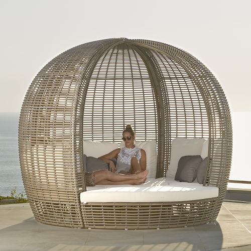 Garten-Bett / Himmel - HALO KUBU - SKY LINE DESIGN - Doppelbett / modern / Stoff