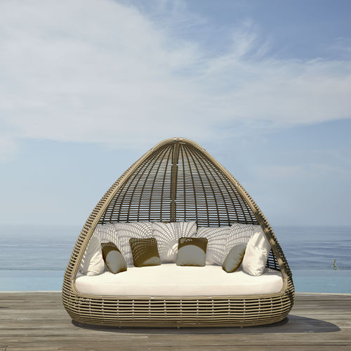 Garten-Bett / Himmel - SHADE KUBU - SKY LINE DESIGN - Doppelbett / modern / Stoff